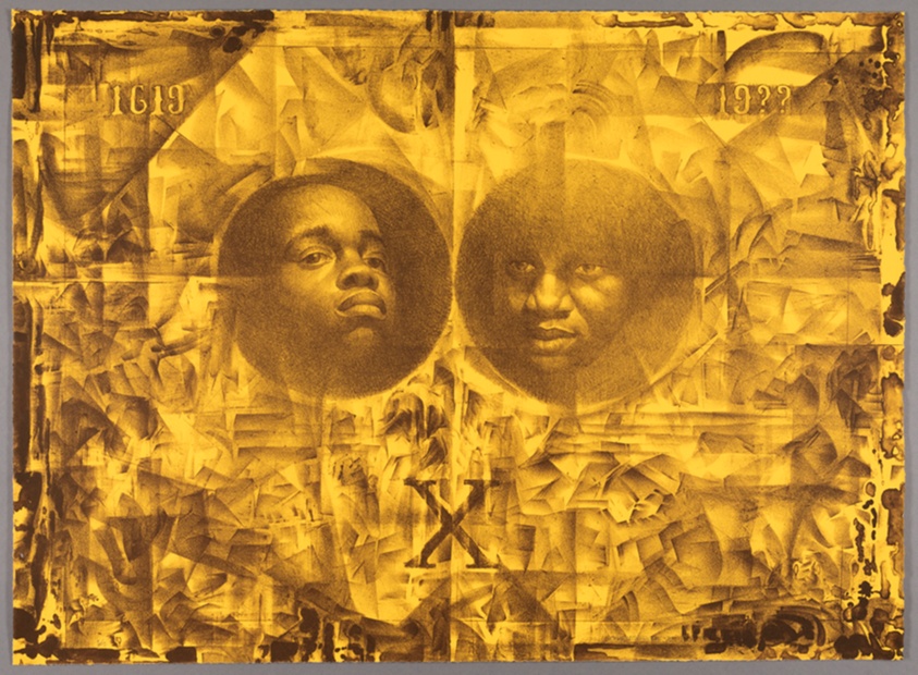 Charles White, Wanted Poster #14a, 1970, Lithograph, printed by Harry Westlund and the Tamarind Lithography Workshop